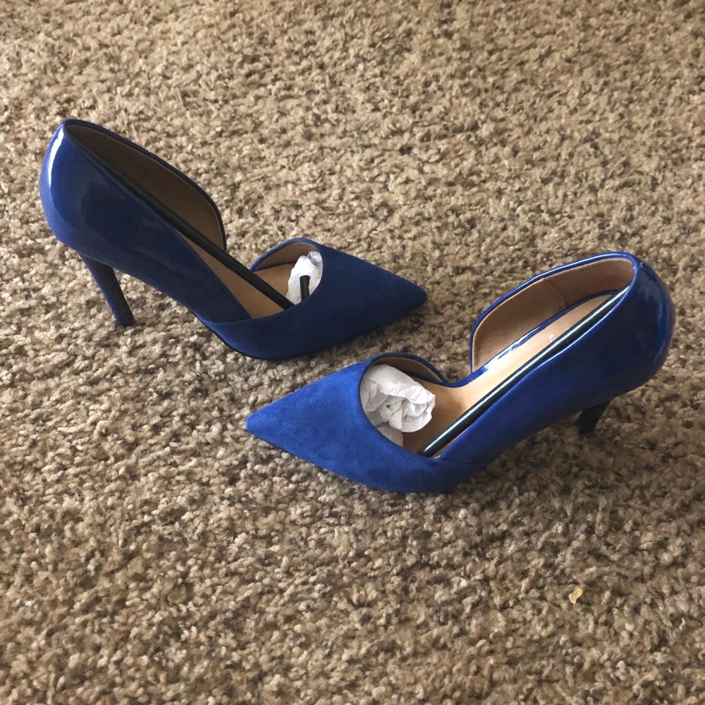 Blue heels